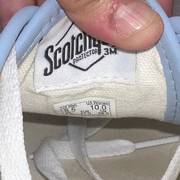 Vans Authentic Pig Suede With Scotchgard Light Blue Men's 8.5 Women's 10 - Picture 10 of 11